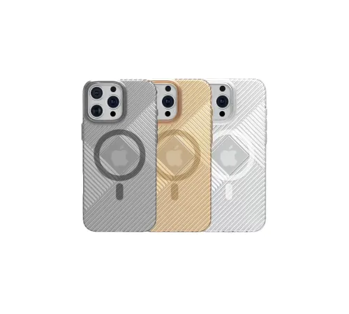 iPhone 16 Pro Max Stella PC Sert Magsafe Kılıf - Şeffaf