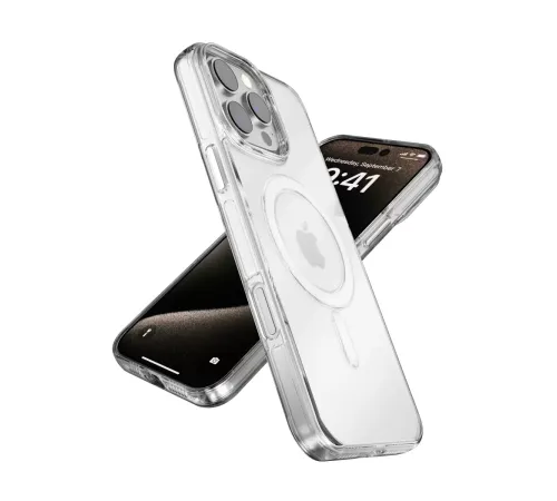 iPhone 16 Gleam PC Sert Magsafe Kılıf - Şeffaf