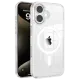 iPhone 16 Gleam PC Sert Magsafe Kılıf - Şeffaf