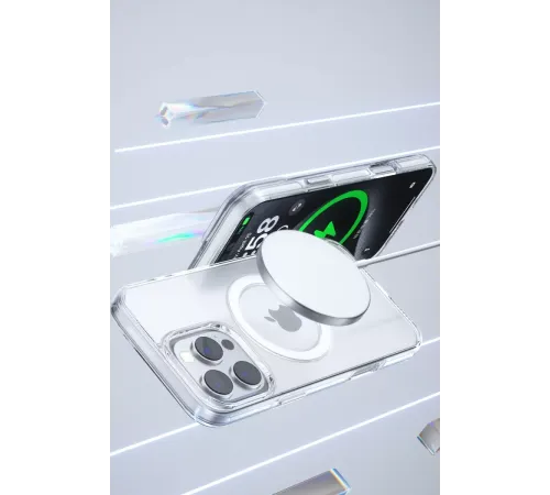 iPhone 16 Pro Gleam PC Sert Magsafe Kılıf - Kahverengi