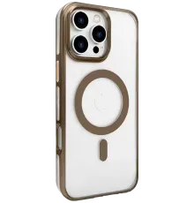 iPhone 16 Pro Gleam PC Sert Magsafe Kılıf - Kahverengi