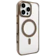 iPhone 16 Pro Gleam PC Sert Magsafe Kılıf - Kahverengi