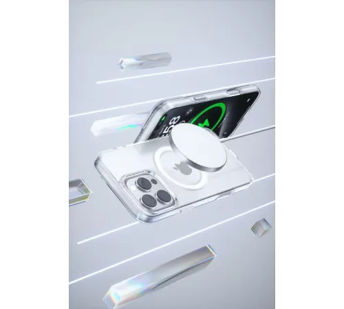 iPhone 16 Pro Gleam PC Sert Magsafe Kılıf - Şeffaf