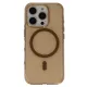 iPhone 16 Pro Max Gleam PC Sert Magsafe Kılıf - Şeffaf-Gold