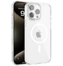iPhone 15 Pro Gleam PC Sert Magsafe Kılıf - Şeffaf