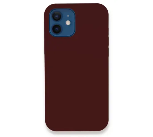 Apple iPhone 12 Kılıf Lansman Legant Silikon - Bordo