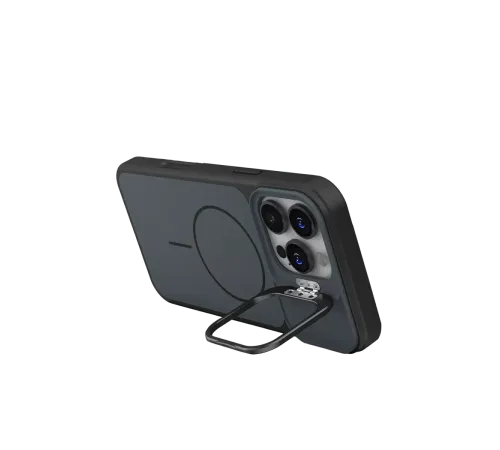 Apple iPhone 16 Pro Max Pale Magsafe Standlı Kapak - Siyah