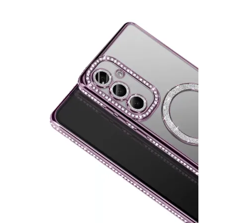Samsung Galaxy S26 Joke Simli Magneticsafe Kılıf - Derin Mor