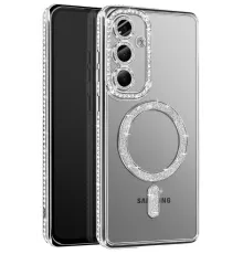Samsung Galaxy S26 Joke Simli Magneticsafe Kılıf - Gümüş