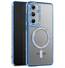 Samsung Galaxy S26 Joke Simli Magneticsafe Kılıf - Mavi