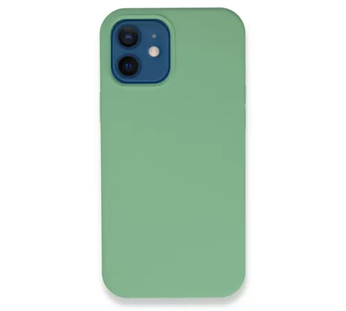 Apple iPhone 12 Kılıf Lansman Legant Silikon - Yeşil