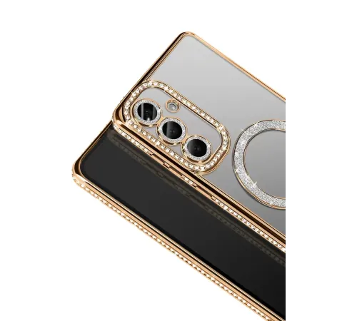 Samsung Galaxy S26 Plus Joke Simli Magneticsafe Kılıf - Gold
