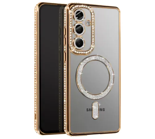 Samsung Galaxy S26 Plus Joke Simli Magneticsafe Kılıf - Gold
