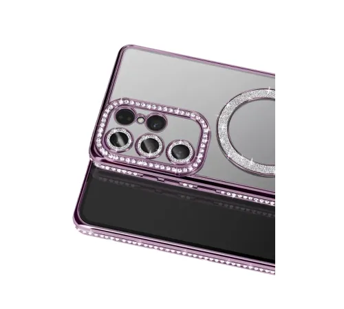 Samsung Galaxy S26 Ultra Joke Simli Magneticsafe Kılıf - Derin Mor