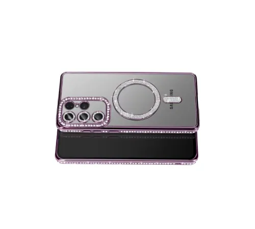 Samsung Galaxy S26 Ultra Joke Simli Magneticsafe Kılıf - Derin Mor