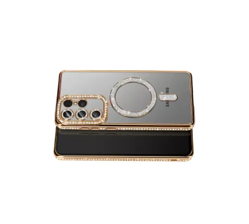 Samsung Galaxy S26 Ultra Joke Simli Magneticsafe Kılıf - Gold