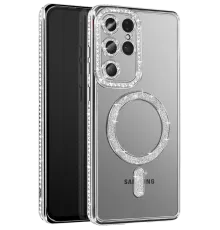 Samsung Galaxy S26 Ultra Joke Simli Magneticsafe Kılıf - Gümüş