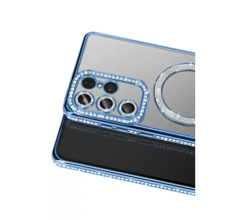 Samsung Galaxy S26 Ultra Joke Simli Magneticsafe Kılıf - Mavi