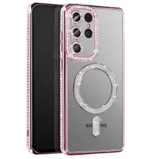 Samsung Galaxy S26 Ultra Joke Simli Magneticsafe Kılıf - Pembe