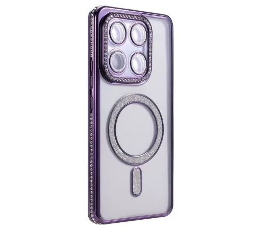 Xiaomi Mi 15T Pro Joke Simli Magneticsafe Kılıf - Derin Mor