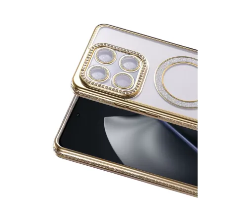 Xiaomi Mi 15T Pro Joke Simli Magneticsafe Kılıf - Gold