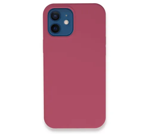 Apple iPhone 12 Kılıf Lansman Legant Silikon - Fuşya