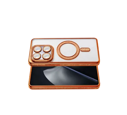 Xiaomi Mi 15T Pro Joke Simli Magneticsafe Kılıf - Turuncu