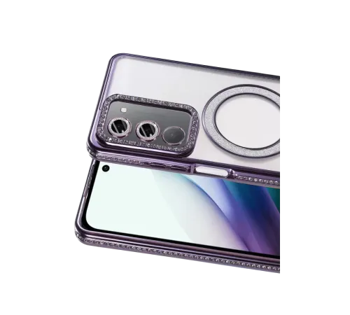Xiaomi Redmi 15 4G Joke Simli Magneticsafe Kılıf - Derin Mor