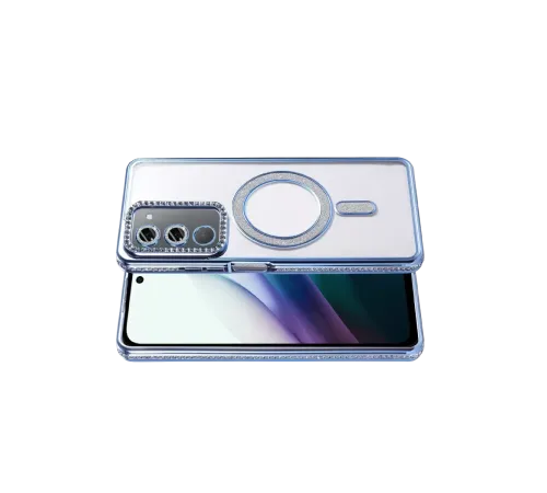 Xiaomi Redmi 15 4G Joke Simli Magneticsafe Kılıf - Mavi