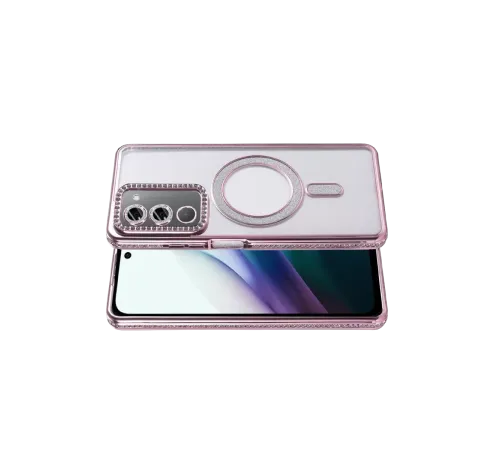 Xiaomi Redmi 15 4G Joke Simli Magneticsafe Kılıf - Pembe