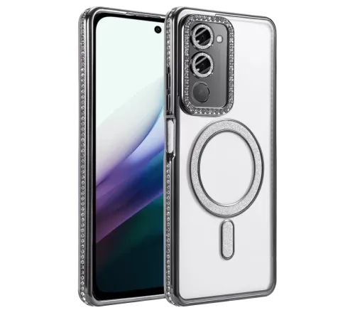 Xiaomi Redmi 15 4G Joke Simli Magneticsafe Kılıf - Siyah