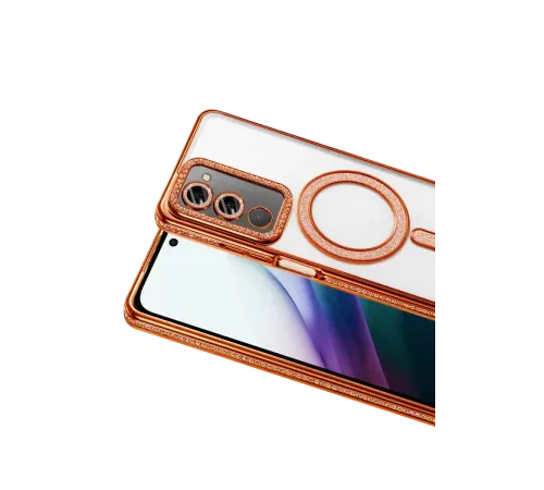 Xiaomi Redmi 15 4G Joke Simli Magneticsafe Kılıf - Turuncu