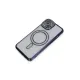 Apple iPhone 14 Kılıf Joke Simli Magneticsafe Kılıf - Lacivert