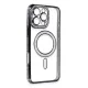 Apple iPhone 16 Pro Max Kılıf Joke Simli Magneticsafe Kılıf - Gri