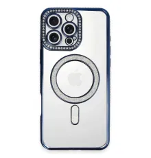 Apple iPhone 16 Pro Max Kılıf Joke Simli Magneticsafe Kılıf - Lacivert