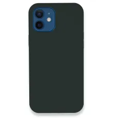 Apple iPhone 12 Kılıf Lansman Legant Silikon - Koyu Yeşil