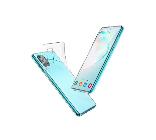 Samsung Galaxy A51 Kılıf Lüx Şeffaf Silikon