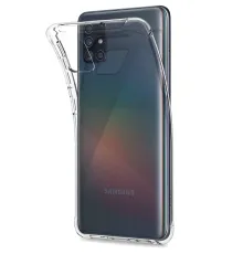 Samsung Galaxy A51 Kılıf Lüx Şeffaf Silikon