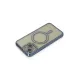 Apple iPhone 15 Kılıf Joke Simli Magneticsafe Kılıf - Lacivert
