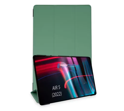 Apple iPad Air 5 (2022) Kılıf Tablet Smart Kılıf - Koyu Yeşil