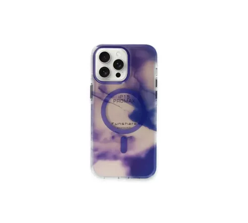 iPhone 15 Pro Max Phantom Magsafe Kapak - Mor