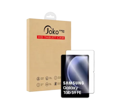 Samsung Galaxy X610 Tab S9 FE Plus 12.4 HD Tablet Cam Ekran Koruyucu - Şeffaf
