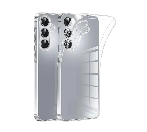Samsung Galaxy A37 5G Lüx Şeffaf Silikon - Şeffaf