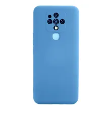 Tecno Camon 16 Kılıf Nano içi Kadife Silikon - Mavi