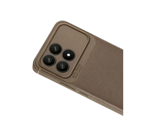 Xiaomi Poco F8 Pro Auto Focus Karbon Kapak - Kahverengi