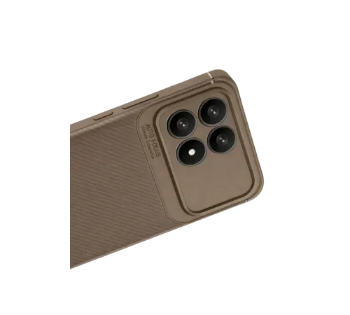 Xiaomi Poco F8 Pro Auto Focus Karbon Kapak - Kahverengi