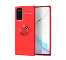 Samsung Galaxy Note 20 Kılıf Range Yüzüklü Silikon - Kırmızı