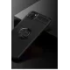 Huawei Y5P Kılıf Range Yüzüklü Silikon - Siyah