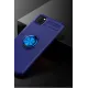 Huawei Y5P Kılıf Range Yüzüklü Silikon - Mavi