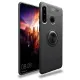 Huawei Y6P Kılıf Range Yüzüklü Silikon - Siyah